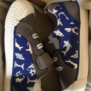 Stride Rite Sr Parker Grey with Sharks